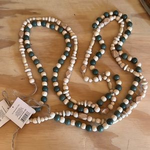 NWT! 2 pc of Beaded Garled (72” ea)